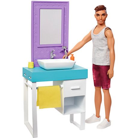 Mattel Кукла Кен Barbie, Ванная комната
