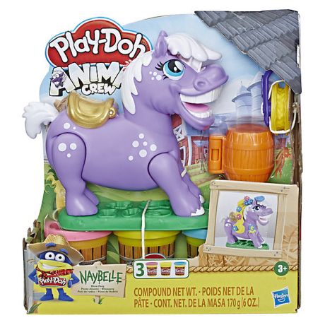 Hasbro Игровой набор Play-Doh "Пони-трюкач", Нейбелль