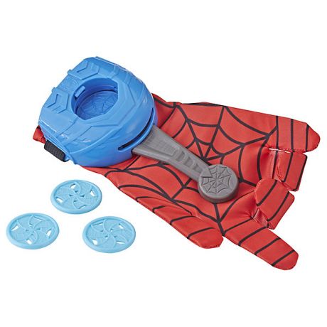 Hasbro Игровой набор Spider-Man, Перчатка Человека-Паука с дисками