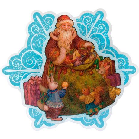 Феникс-Презент Новогоднее украшение Fenix-present "Мешок с подарками", с подсветкой