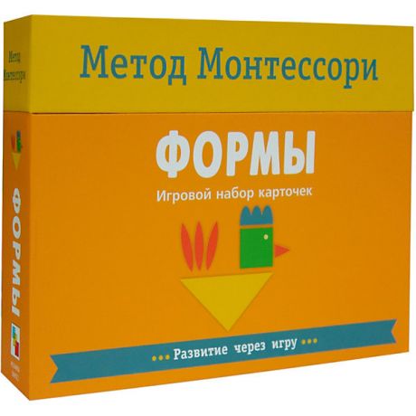 Мозаика-Синтез Игровой набор карточек Мозаика-синтез Метод Монтесcори "Развитие через игру. Формы"