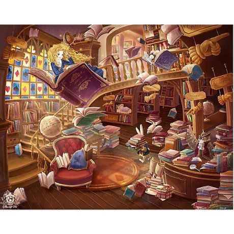 Pintoo Пазл Pintoo Алиса: Волшебная библиотека, 500 элементов
