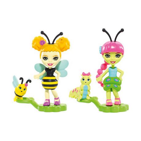 Mattel Игровой набор Enchantimals "Парк лепестков" Кей Гусеница и Беатрис Пчёлка