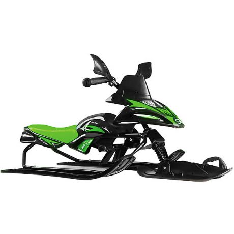 Small Rider Снегокат-снегоход Small Rider Scorpion Solo, черно-зеленый