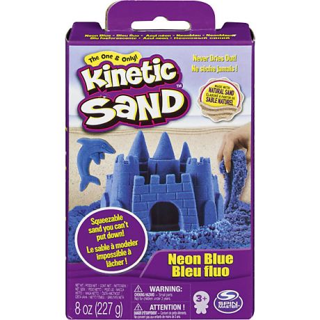 Kinetic sand Кинетический песок набор для лепки 240 г., голубой