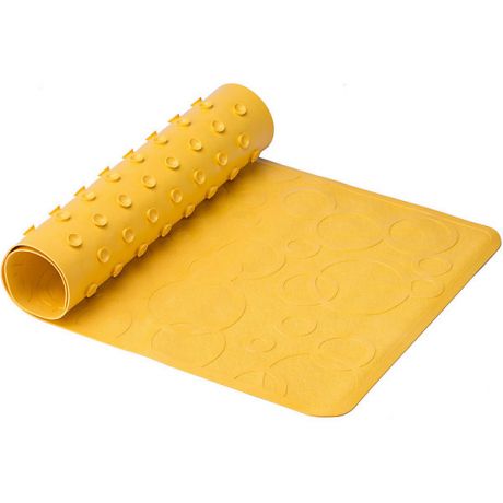 Roxy-Kids Антискользящий резиновый коврик для ванны Roxy-Kids, жёлтый