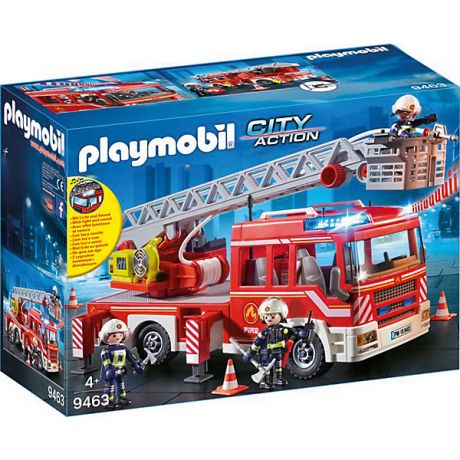 PLAYMOBIL® Конструктор Playmobil "Пожарная служба: пожарная машина с лестницей"