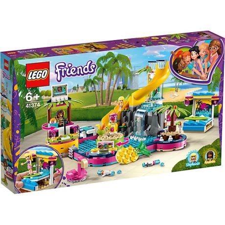LEGO Конструктор LEGO Friends 41374: Вечеринка Андреа у бассейна