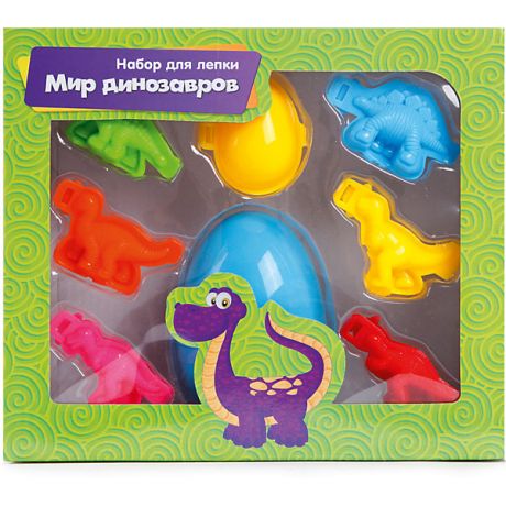 Color Puppy Набор для лепки из теста Color Puppy "Мир динозавров", с аксессуарами