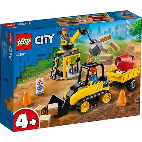 LEGO Конструктор LEGO City Great Vehicles 60252: Строительный бульдозер