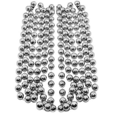 B&H Буcы-шарики на ёлку B&H 2,7 м., серебро