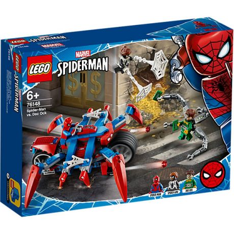 LEGO Конструктор LEGO Super Heroes 76148: Человек-Паук против Доктора Осьминога