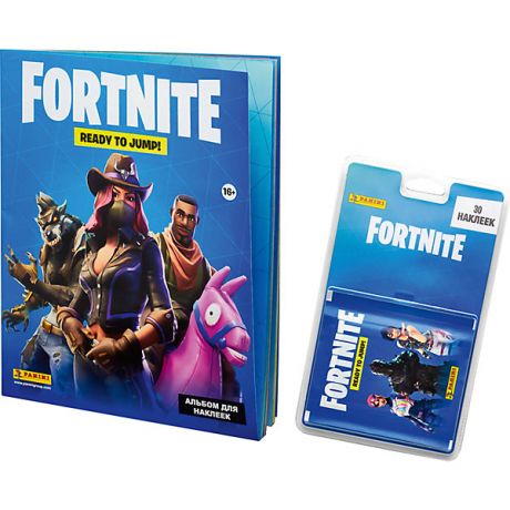 Panini Альбом Panini Fortnite и блистер с наклейками, 6 пакетиков