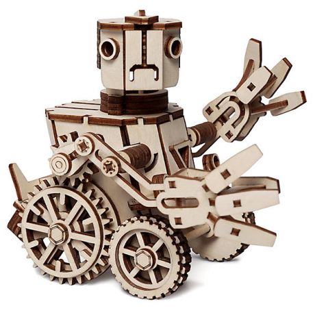 Lemmo Деревянный 3D конструктор подвижный "Робот Макс", Lemmo