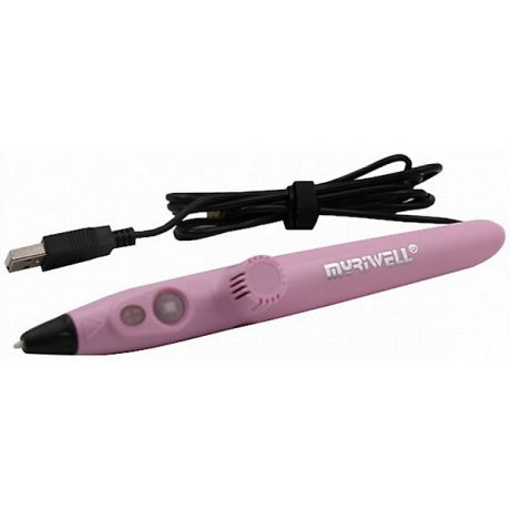 Myriwell 3D ручка Myriwell "RP200A Hot" биопластик PLA, розовая