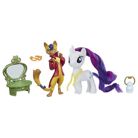 Hasbro Игровой набор My little Pony "Уроки дружбы" Рарити и Хитрый Хвост
