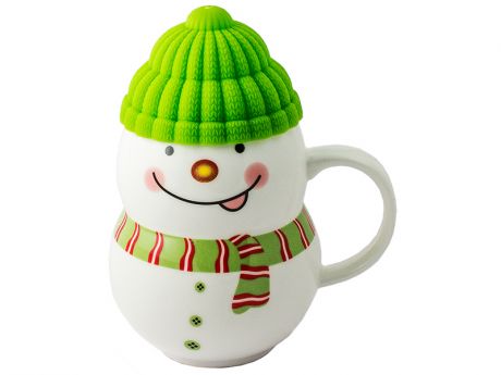 Новогодний сувенир Эврика Снеговик Green 96952