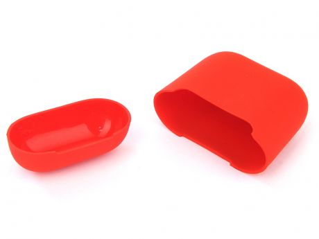 Чехол Gurdini Ultra Slim Silicone для Airpods Red 907787