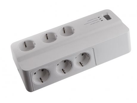 APC by Schneider Electric PM6-RS, 2 м White