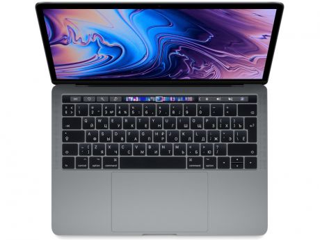 Ноутбук APPLE MacBook Pro 13 2019 MUHP2RU/A Space Grey (Intel Core i5 1.4 GHz/8192Mb/256Gb SSD/Intel Iris Plus Graphics/Wi-Fi/Bluetooth/Cam/13.3/Mac OS)