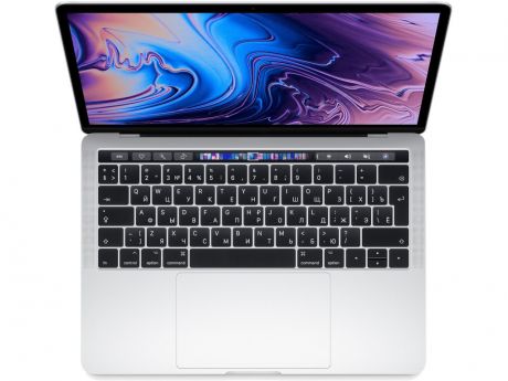 Ноутбук APPLE MacBook Pro 13 2019 MUHR2RU/A Silver (Intel Core i5 1.4 GHz/8192Mb/256Gb SSD/Intel Iris Plus Graphics/Wi-Fi/Bluetooth/Cam/13.3/Mac OS)