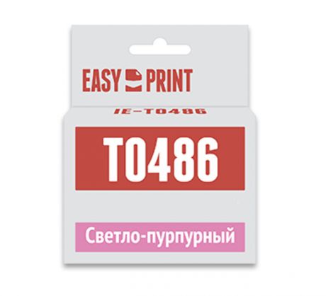 Картридж EasyPrint IE-T0486 Light Purple для Epson Stylus Photo R200/R300/RX500/RX600 с чипом