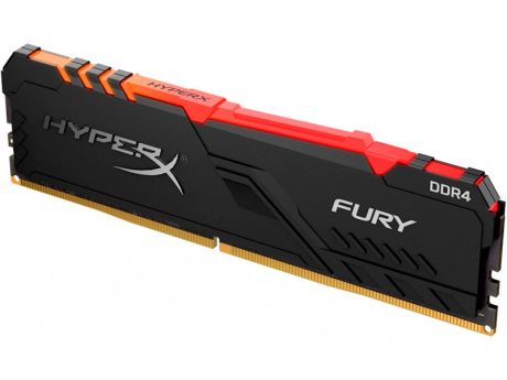 Модуль памяти Kingston HyperX Fury Black RGB DDR4 DIMM 3200Mhz PC-25600 CL16 - 8Gb HX432C16FB3A/8