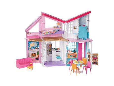 Кукольный домик Mattel Barbie Новый Дом в Малибу FXG57