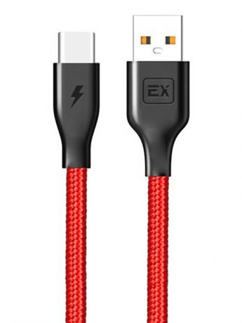 Аксессуар Exployd USB - TYPE-C Classic 1m Red EX-K-500