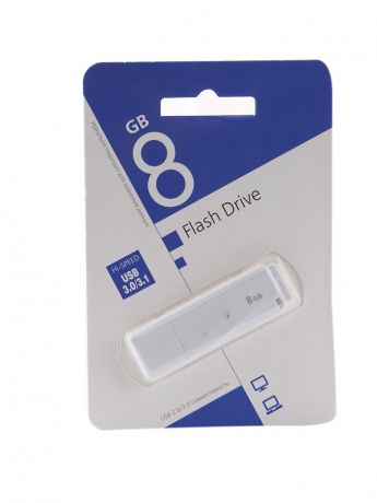 USB Flash Drive 8Gb - SmartBuy LM05 USB 3.0 White SB8GBLM-W3