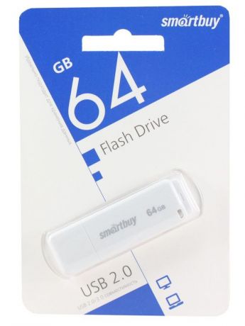 USB Flash Drive 64Gb - SmartBuy LM05 White SB64GBLM-W