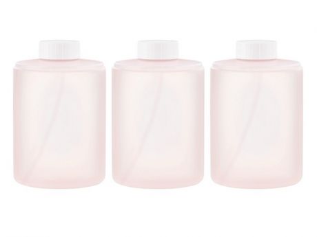 Комплект сменных блоков Xiaomi для дозатора Mijia Automatic Foam Soap Dispenser Pink 3шт