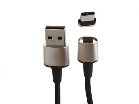Аксессуар Baseus Zinc Magnetic Cable USB - Type-C 2A 2m Black CATXC-B01