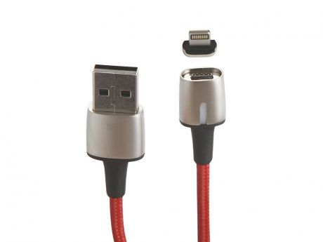 Аксессуар Baseus Zinc Magnetic Cable USB - Lightning 2.4A 1m Red CALXC-A09