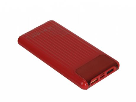 Внешний аккумулятор Baseus Power Bank Thin Daul Input Digital Display 10000mAh Red PPYZ-C09
