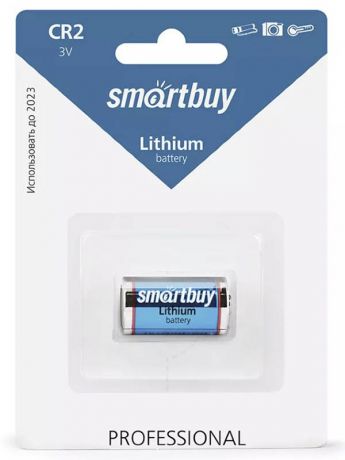 Батарейка CR2 - SmartBuy SBBL-2-1B