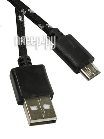 Аксессуар SmartBuy USB - microUSB 1.2m Black iK-12n
