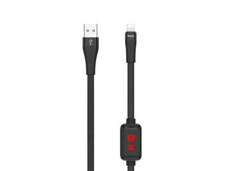 Аксессуар Hoco S4 USB - Lightning with Timing Display Black