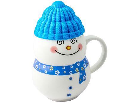 Новогодний сувенир Эврика Снеговик Blue 96954