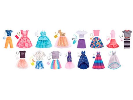 Одежда для куклы Mattel Barbie Дневной и вечерний наряд в комплекте FND47