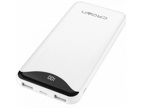 Внешний аккумулятор Crown Power Bank CMPB-603 10000mAh White