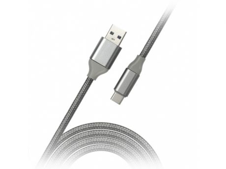 Аксессуар SmartBuy USB 3.0 - USB Type-C 1.2m Silver iK-3012