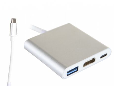 Аксессуар iNeez USB Type-C to PD/HDMI/USB 3.0 Silver 910561