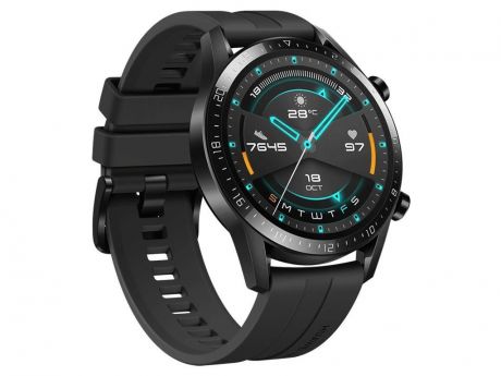 Умные часы Huawei Watch GT 2 Matte Black / Black Fluoroelastomer 55024335