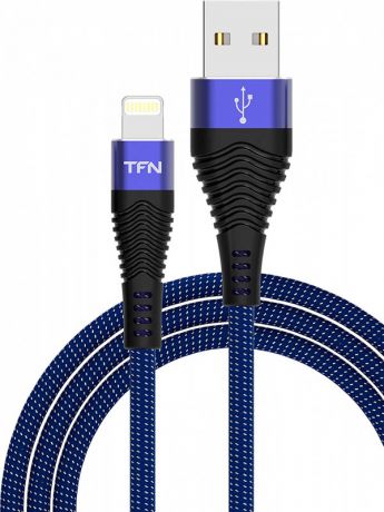 Аксессуар TFN Forza USB - Lightning 1m Blue-Black TFN-CFZLIGUSB1MBL
