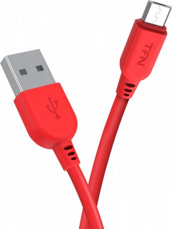 Аксессуар TFN PVC USB - microUSB 1m Red TFN-CMIC1MPVCRD