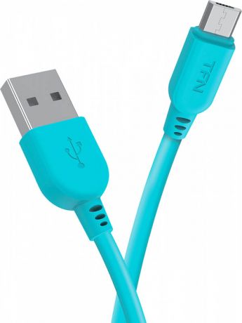 Аксессуар TFN PVC USB - microUSB 1m Blue TFN-CMIC1MPVCBL