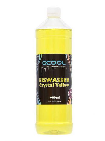 Охлаждающая жидкость Alphacool Eiswasser Crystal Yellow UV-active 1000ml 18542/1012559