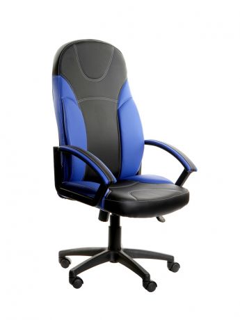 Компьютерное кресло TetChair Twister искусственная кожа Black-Blue 3498