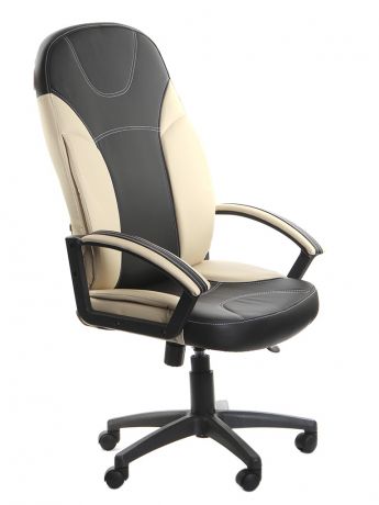 Компьютерное кресло TetChair Twister искусственная кожа Black-Beige 5851